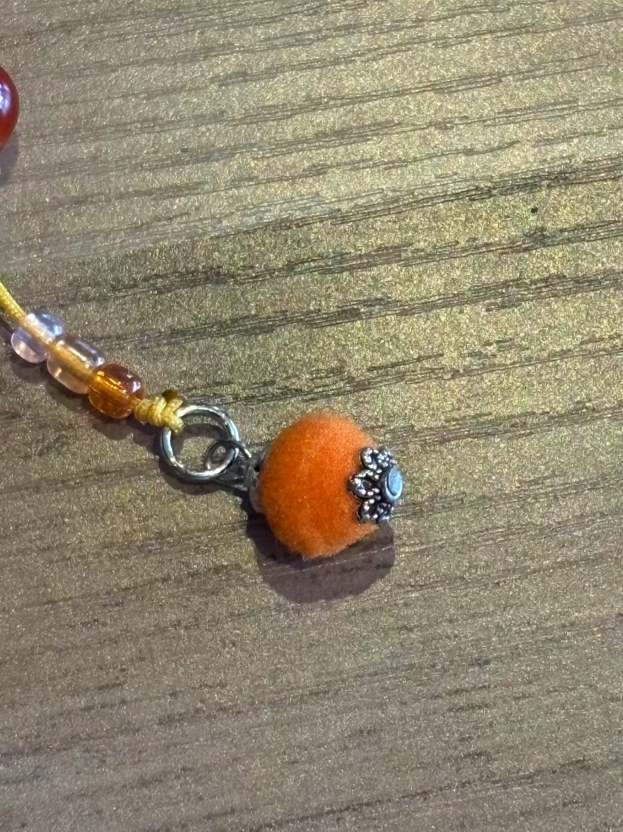 Orange Phone Chain