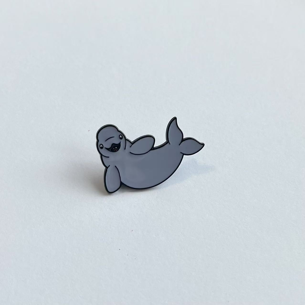Beluga Whale Enamel Pin