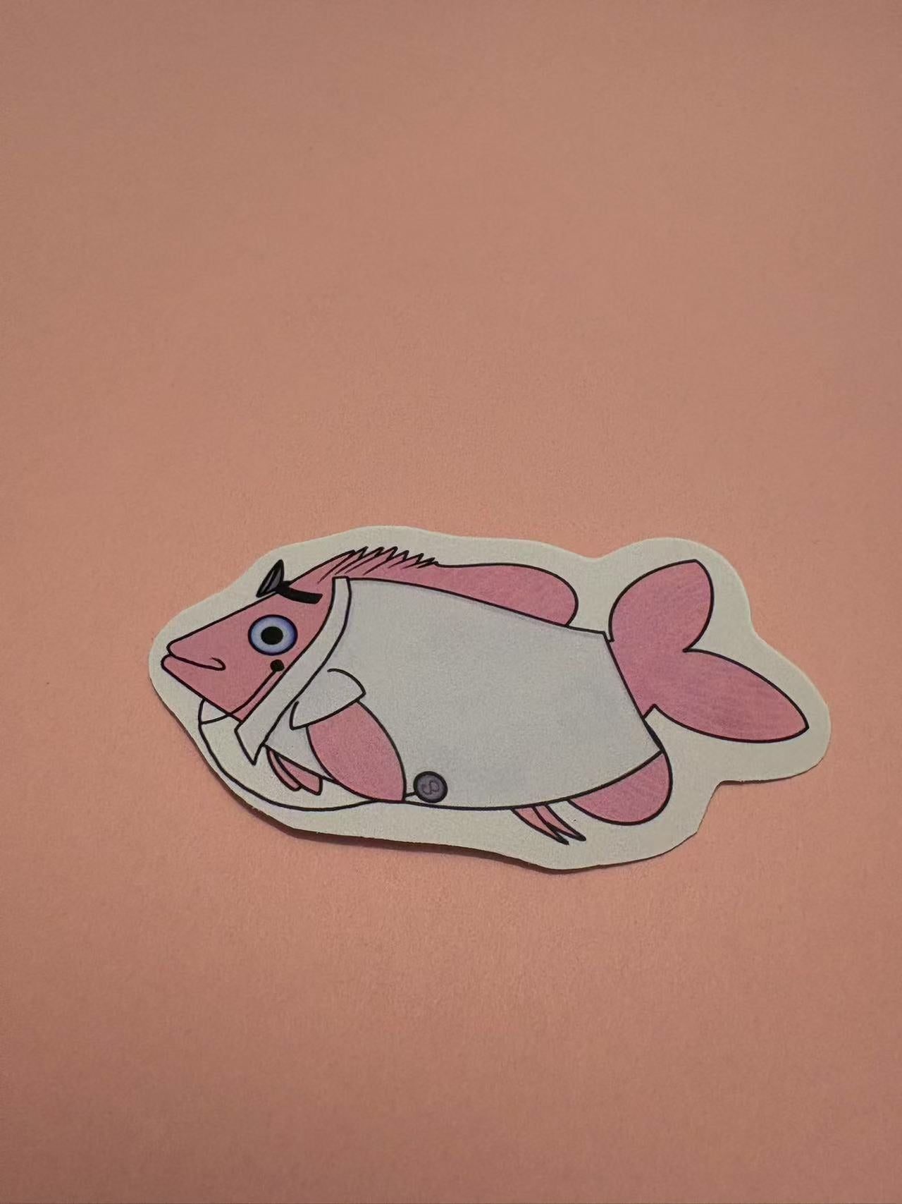 Pumpkinseed Doctor Die Cut Sticker