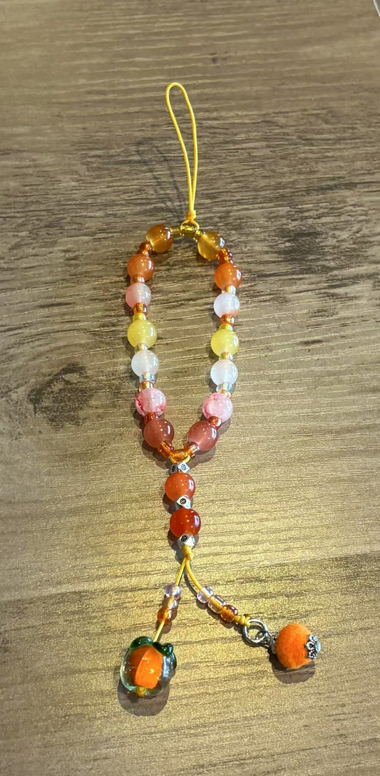 Orange Phone Chain