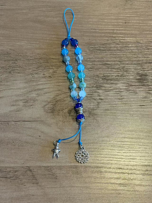 Phone chain Blue