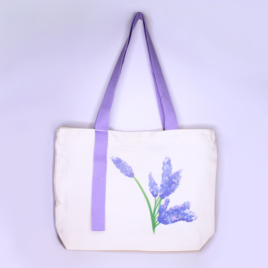 Cotton Tote - Lavender