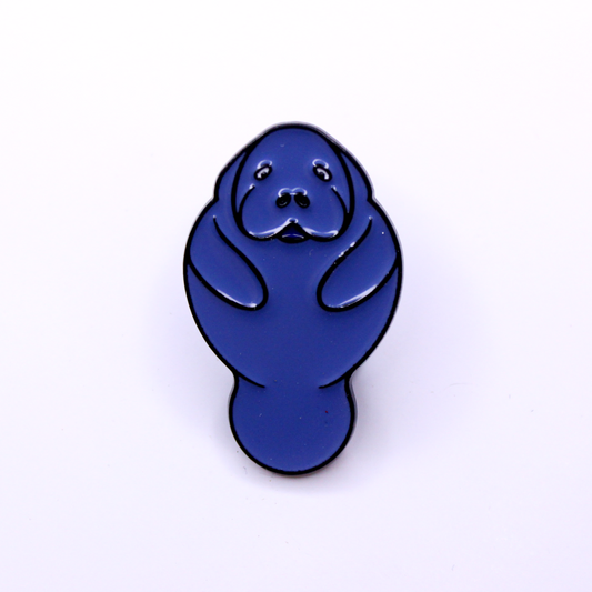 Manatee Enamel Pin
