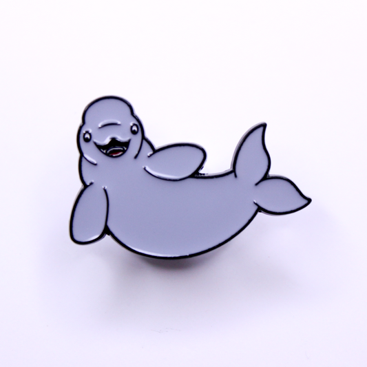 Beluga Whale Enamel Pin