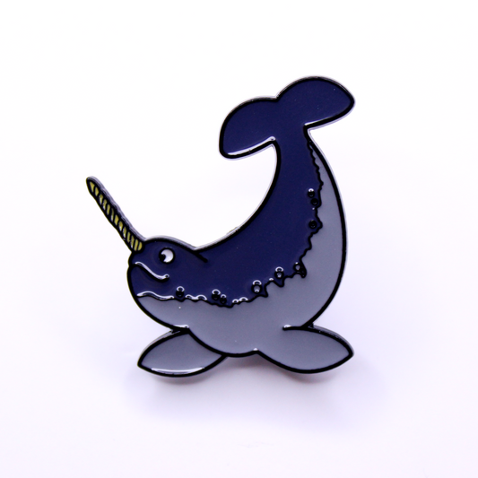 Narwhal Enamel Pin