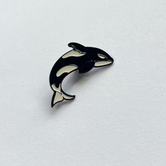 Orca Enamel Pin