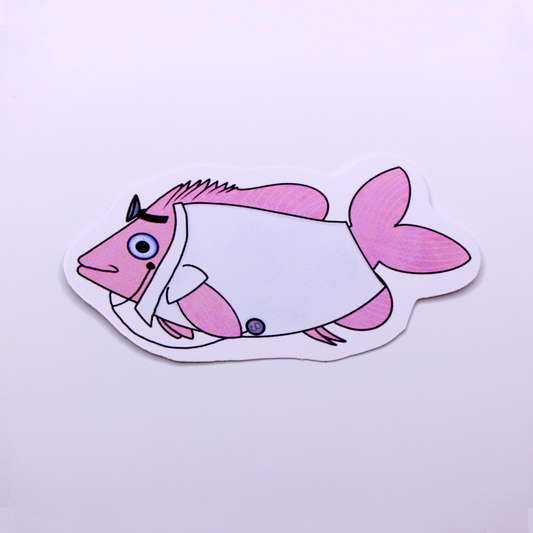 Pumpkinseed Doctor Die Cut Sticker