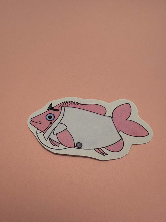 Pumpkinseed Doctor Die Cut Sticker